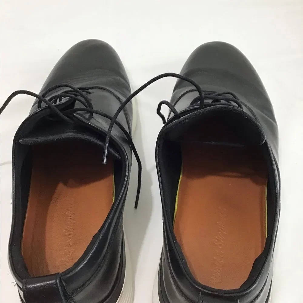 Wolf And Shepard Crossover Long Wing Leather Shoes Size 9.5